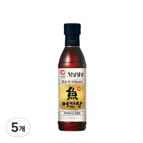 청정원 어간장, 5개, 410ml