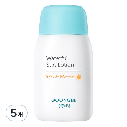 궁중비책 워터풀 선로션 SPF50+ PA++++, 80g, 5개
