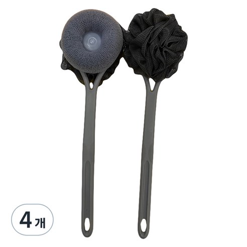 알로데 레이어드 꽃 바디 브러쉬, TYPE03 그레이, 4개, 1개입