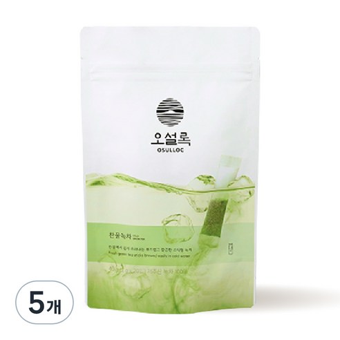 오설록 스틱형 찬물녹차, 2g, 20개입, 5개