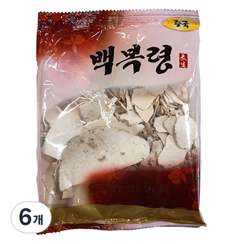 동광종합물산 백복령, 100g, 6개