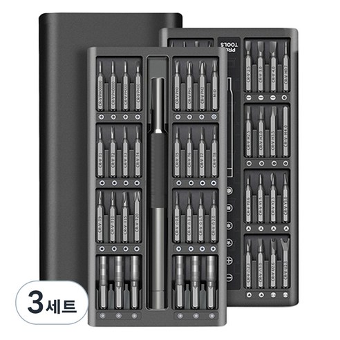 스탠맨 63in1 자석 정밀드라이버 세트, 3세트