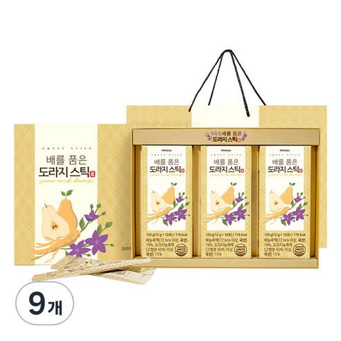 위블리즈 배를 품은 도라지스틱 진, 120g, 9개