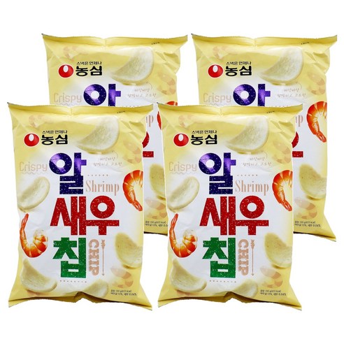 알새우칩, 130g, 4개