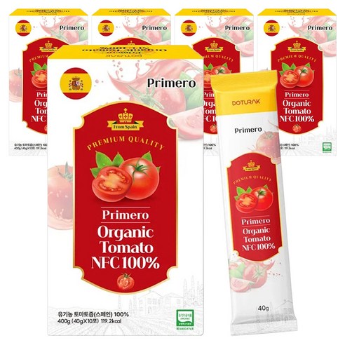 도투락 프리메로 유기농 토마토 NFC 100% 토마토 스틱