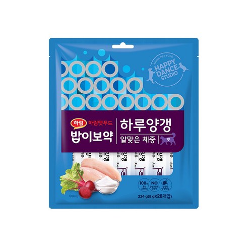 하림펫푸드 밥이보약 하루양갱 알맞은 체중 고양이 간식 - 파우치 | 쿠팡