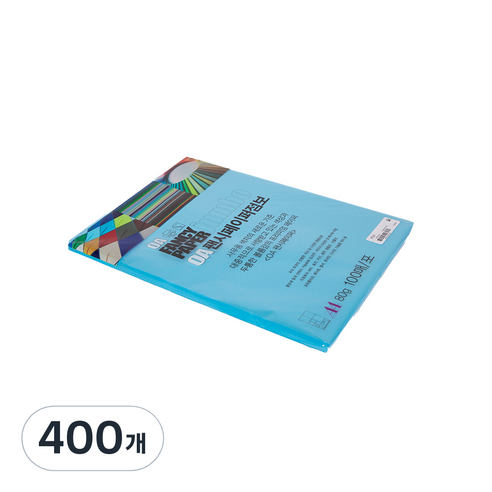 두성 OA팬시페이퍼점보 80g, 연푸른색, 400개