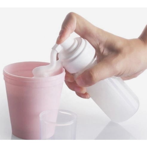 리얼피키 버블 거품 펌프 용기 60ml, 2개, 투명