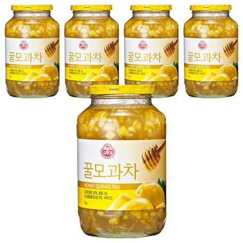 오뚜기 꿀모과차, 1kg, 1개입, 5개