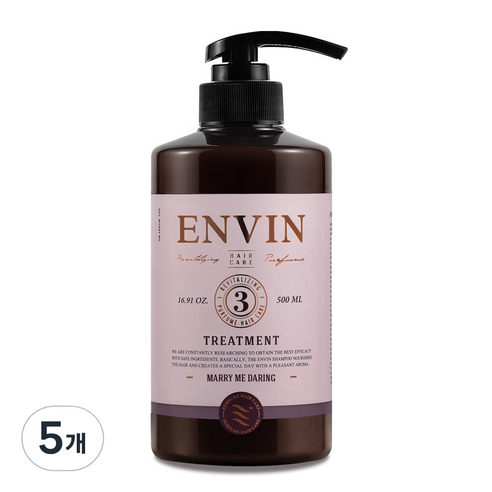 앙방 단백질 퍼퓸 헤어케어 트리트먼트 메리미달링, 500ml, 5개