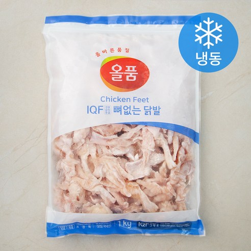 올품 IQF 뼈없는 닭발 (냉동), 1kg, 1개
