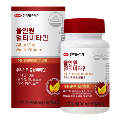 한미헬스케어 올인원 멀티비타민 90정, 1개