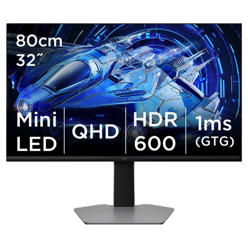 TCL QHD QD Mini LED 게임 모니터, 80cm, 32G64