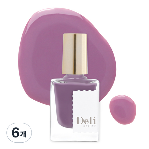 델리뷰티 딥시럽 루어인무드 네일컬러 10ml, MPK701 모브 브리즈, 6개