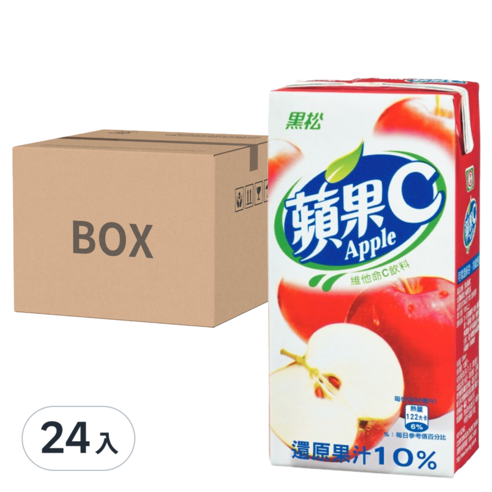 INTL:黑松 INTL:蘋果C INTL:維他命C飲料 INTL:apple INTL:還原果汁10% 果汁 飲品 飲料 解渴 健康