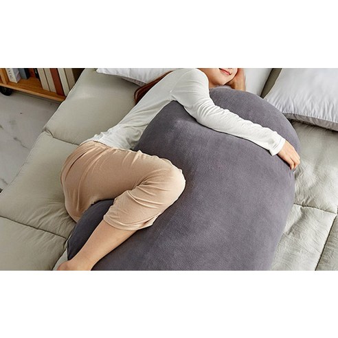 포근함으로 완성하는 완벽한 휴식, 리브맘 쫀득이 모찌 애착 허리 쿠션