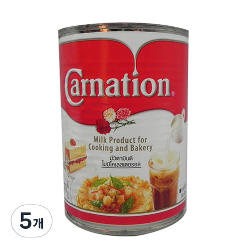 카네이션 쿠킹 앤 베이커리연유, 405g, 5개