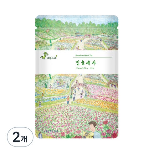 아름드레 삼각티백 민들레차, 1.5g, 25개입, 2개