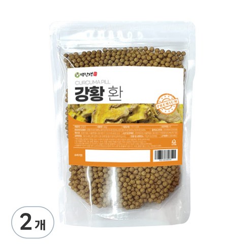 백장생 국내산 강황환, 2개, 300g