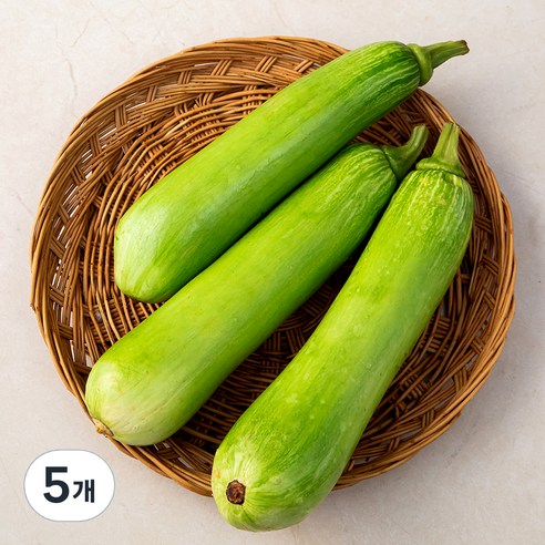 애호박 국내산, 1kg, 5개