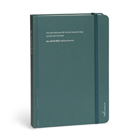 아이코닉 수베니어 B6 밴드 양장노트 라인, 04 Teal green, 1개