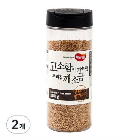 햇님마을 고소함이 가득한 우리집 깨소금, 2개, 100g