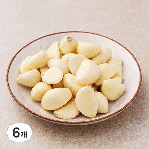 국내산 친환경 깐마늘, 150g, 6개