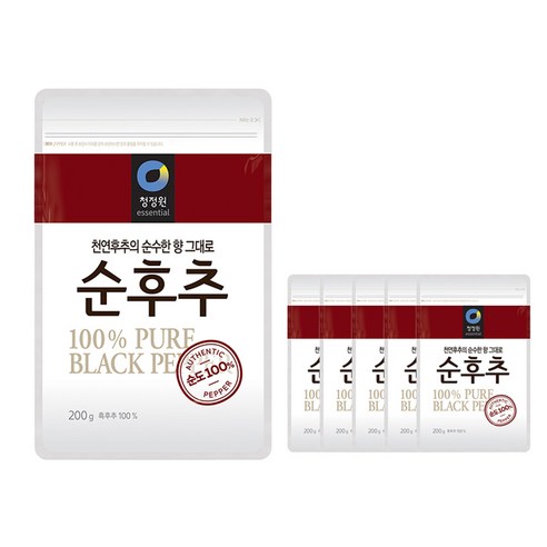 청정원 순후추, 200g, 6개