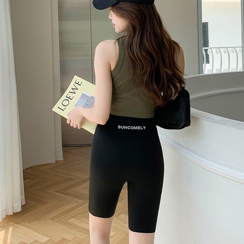 뽀르픽 여성용 5부 요가 레깅스