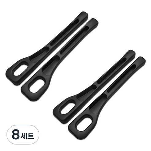 코히모 차량 틈새 쿠션 사이드 포켓 운전석 + 조수석 세트 4W433, 8세트, 블랙