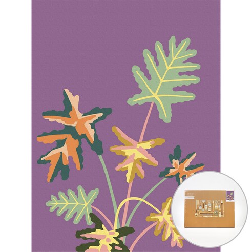 아트조이 물감 2배 DIY 명화그리기 40 x 30 cm, 수채화 셀로움, 1개