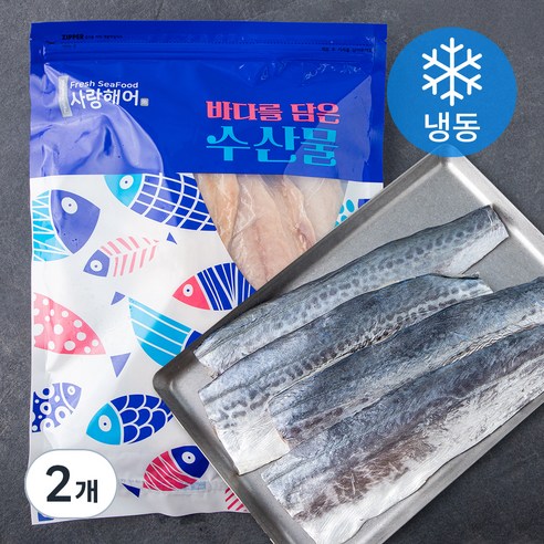 사랑해어 국산 삼치살 (냉동), 1kg, 2개