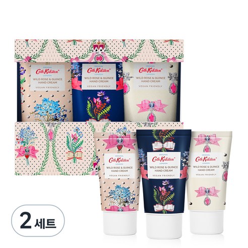 캐스키드슨 와일드로즈앤퀸스 핸드크림 30ml 트리오 세트, 2세트