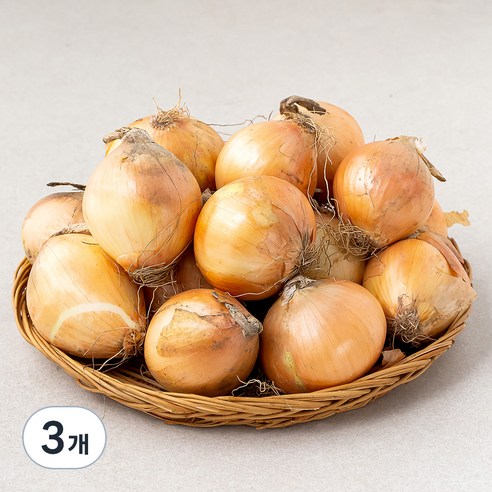 국내산 양파(짱아찌용) (햇), 3kg, 3개