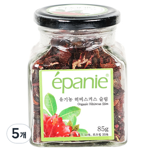 에빠니 유기농 차 7종 병, 85g, 1개입, 5개