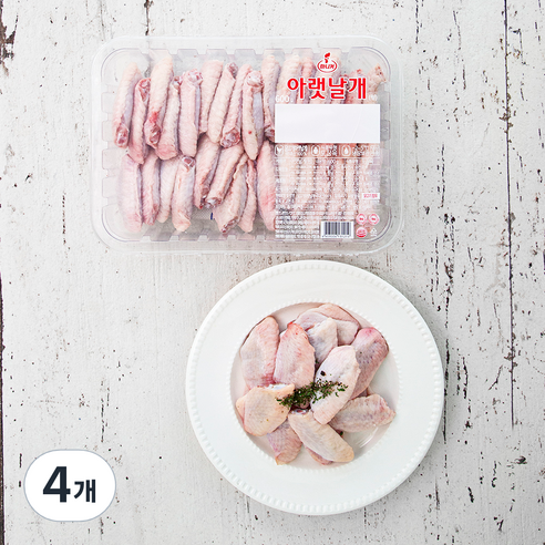마니커 1등급 닭아랫날개 윙 (냉장), 600g, 4개