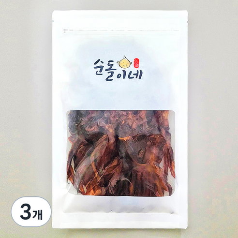 순돌이네 납작 숏다리, 3개, 200g