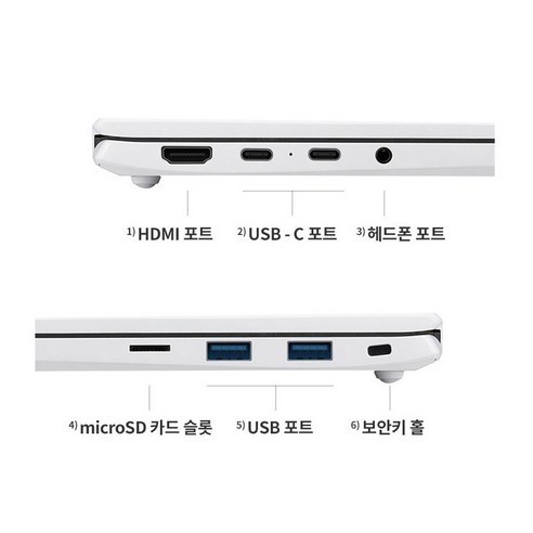 강력한 성능, 가벼운 디자인, 긴 배터리 수명, 다양한 연결성을 갖춘 LG 그램15 코어i5 노트북