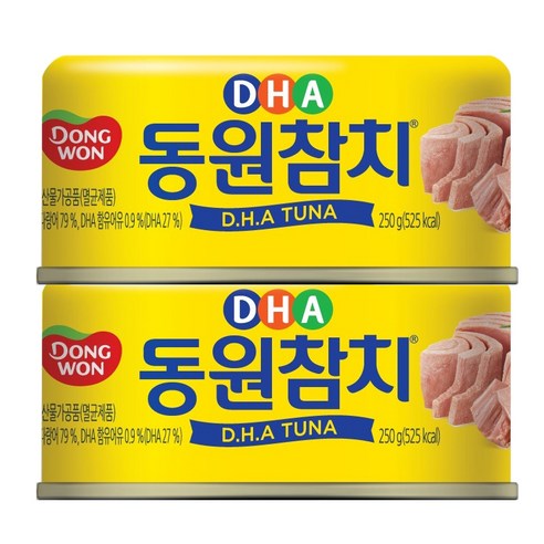 동원 DHA참치 250g X 2, 2개