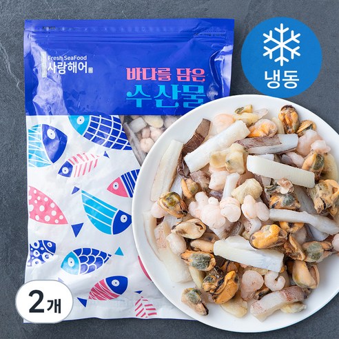 사랑해어 해물모듬 (냉동), 800g, 2개
