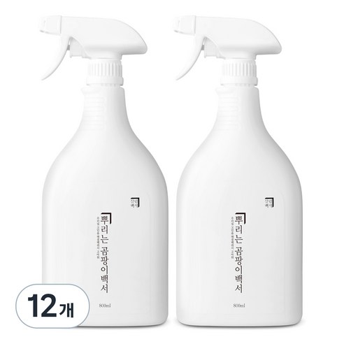 살림백서 뿌리는 곰팡이제거제, 800ml, 12개
