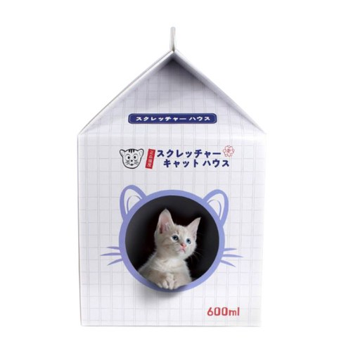 펫츠몬 고양이 밍꼬밍꼬 돔 스크래처 하우스, 블루, 1개
