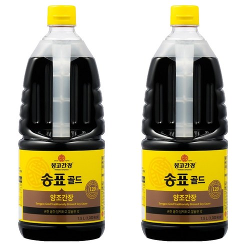 몽고간장 송표 골드, 1.5L, 2개