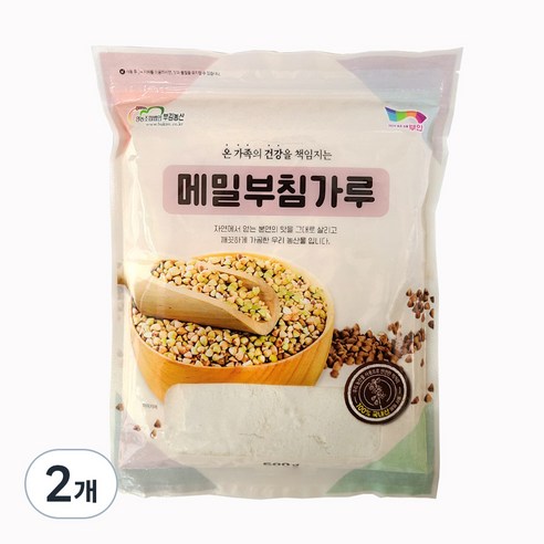 변산 메밀 부침가루, 500g, 2개