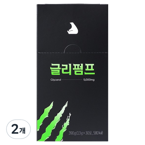 잠백이 글리세롤 글리펌프 30p, 390g, 2개