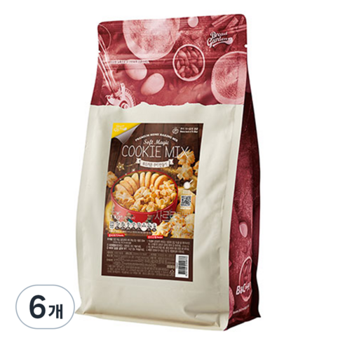 브레드가든 사르르 마법 쿠키 믹스, 6개, 1kg