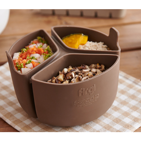 사랑과 정성을 담은 이유식, 퍼기 이유식 마스터 칸막이로 완성하세요