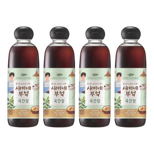 샘표 새미네부엌 국간장, 830ml, 4개
