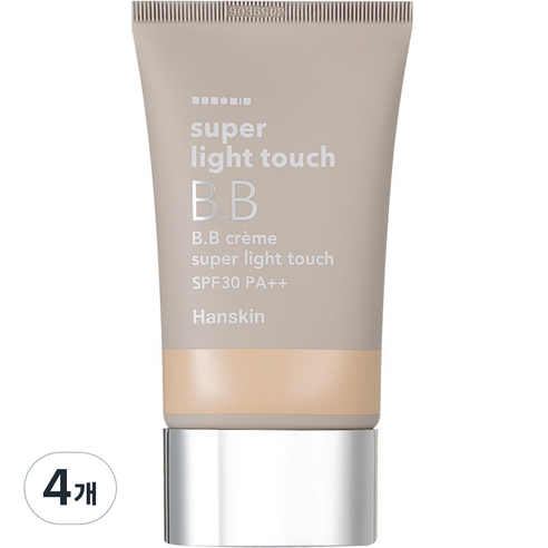 한스킨 수퍼 라이트 터치 비비크림, 4개, 30g
