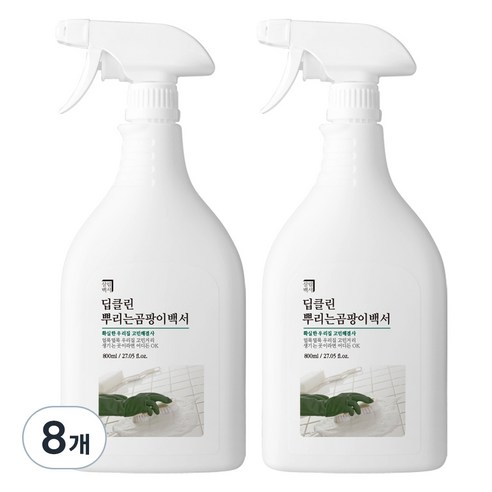 살림백서 딥클린 뿌리는 곰팡이백서, 8개, 800ml